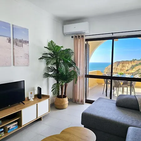 Golden Sun - Sunny Balcony, Sea View, Beach, Ac Lägenhet Carvoeiro (Lagoa)